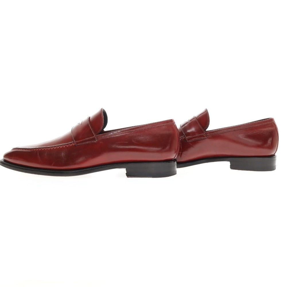 【中古】イセタンメンズ ISETAN MENS レザー ローファー レッド系【サイズ39】【 状態ランクB 】【 メンズ 】