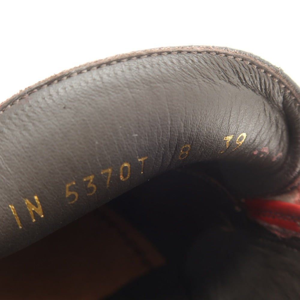 【中古】イセタンメンズ ISETAN MENS レザー ローファー レッド系【サイズ39】【 状態ランクB 】【 メンズ 】