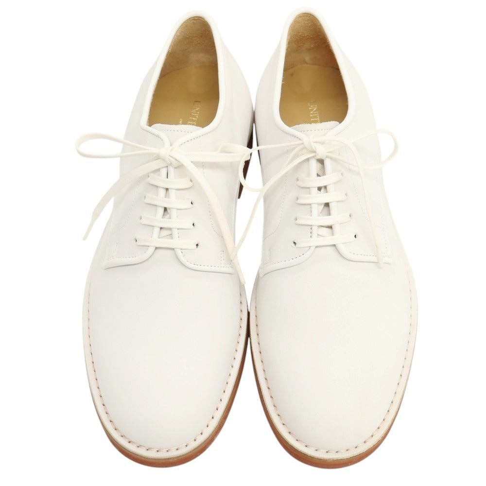 【中古】ユナイテッドアローズ UNITED ARROWS ヌバック ドレスシューズ ホワイト【サイズ39 1/2】【 状態ランクA 】【 メンズ 】