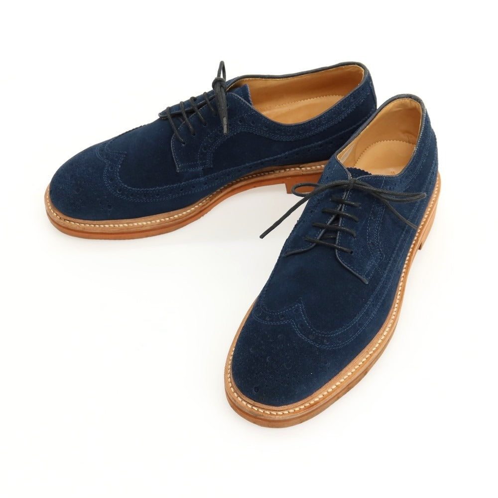 【中古】フォーティーセカンド ロイヤルハイランド 42ND ROYAL HIGHLAND スエード ドレスシューズ ライトネイビー【サイズ5 1/2】【 状態ランクA 】【 メンズ 】