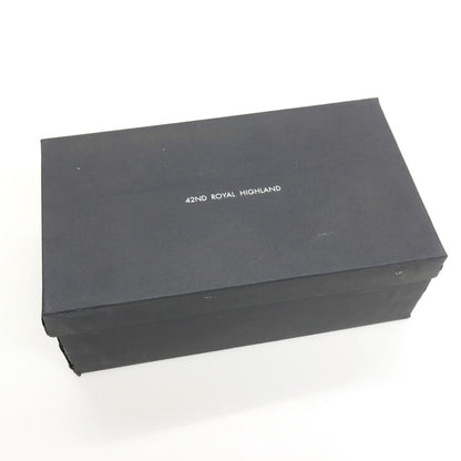 【中古】フォーティーセカンド ロイヤルハイランド 42ND ROYAL HIGHLAND スエード ローファー ブラック【サイズ5 1/2】【 状態ランクA 】【 メンズ 】
