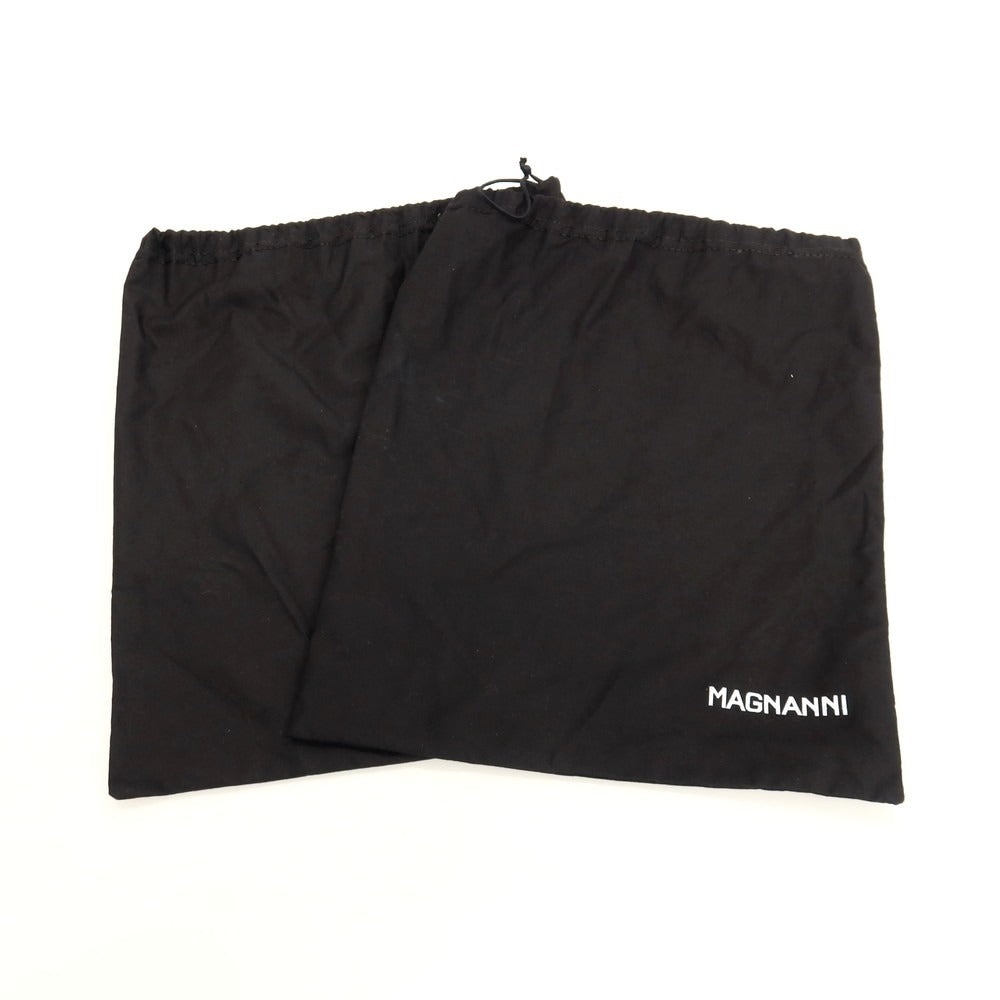 【中古】【未使用】マグナーニ MAGNANNI レザー スエード ドレスシューズ ブラウン【サイズ38】【 状態ランクS 】【 メンズ 】