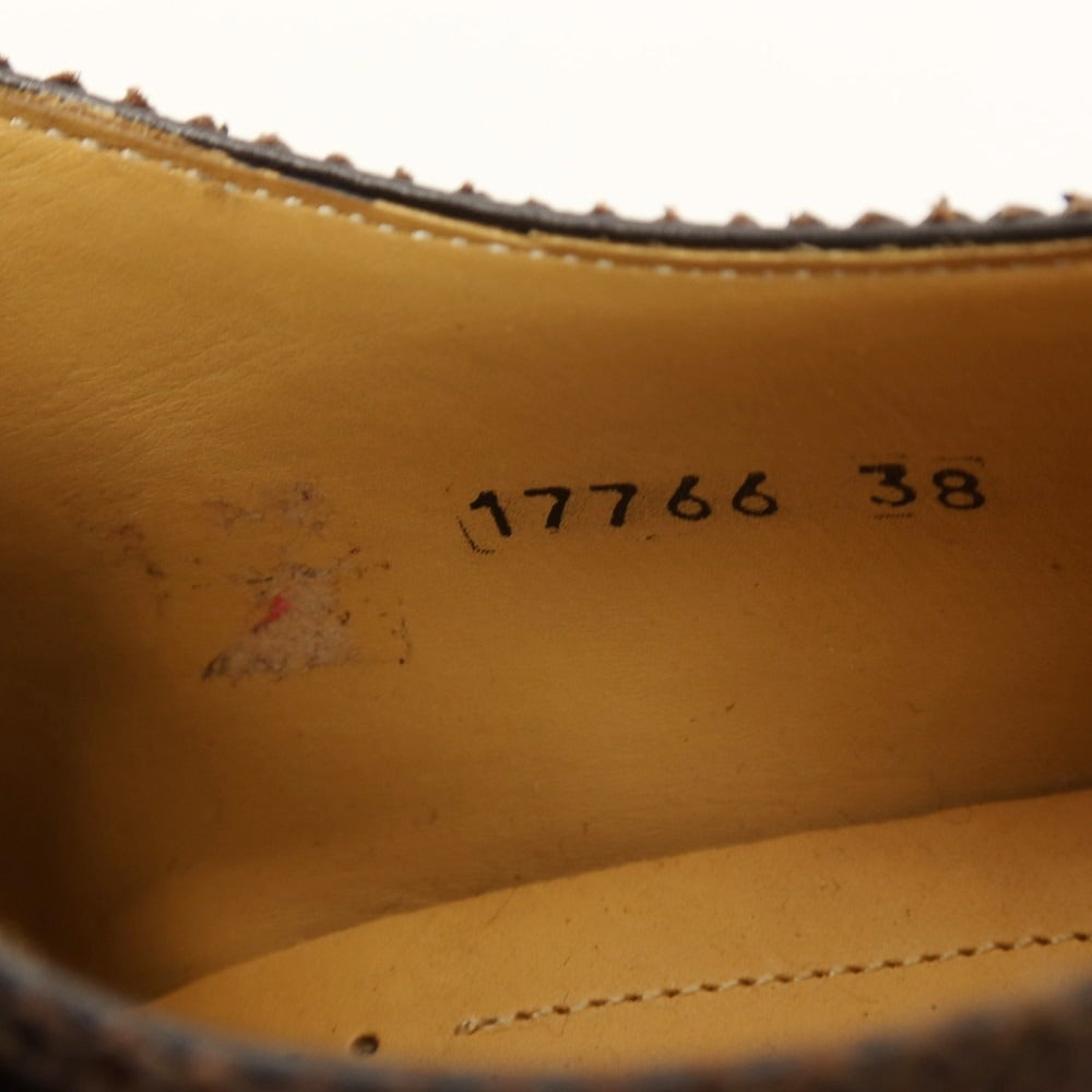 【中古】【未使用】マグナーニ MAGNANNI レザー スエード ドレスシューズ ブラウン【サイズ38】【 状態ランクS 】【 メンズ 】
