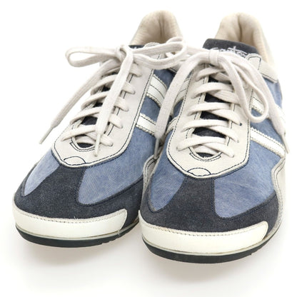 【中古】サントーニ Santoni キャンバス スニーカー ブルー【サイズ6】【 状態ランクB 】【 メンズ 】