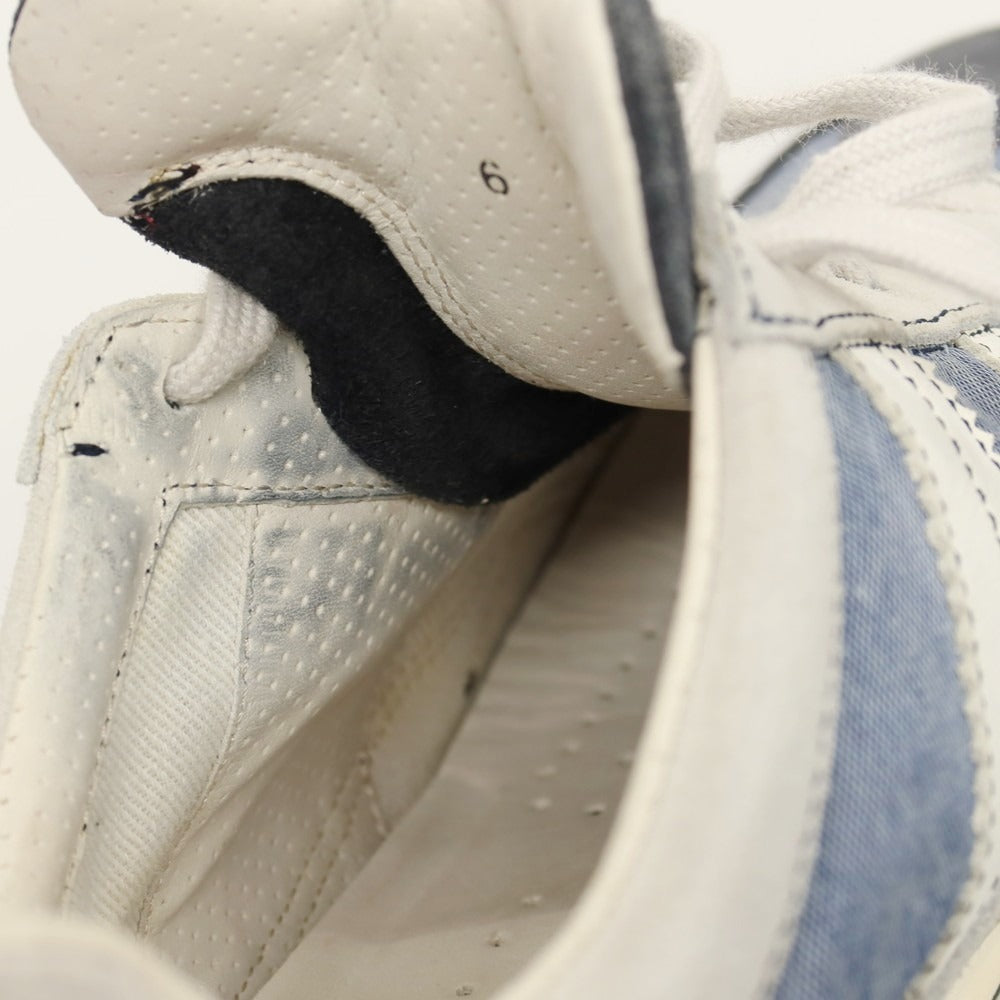 【中古】サントーニ Santoni キャンバス スニーカー ブルー【サイズ6】【 状態ランクB 】【 メンズ 】