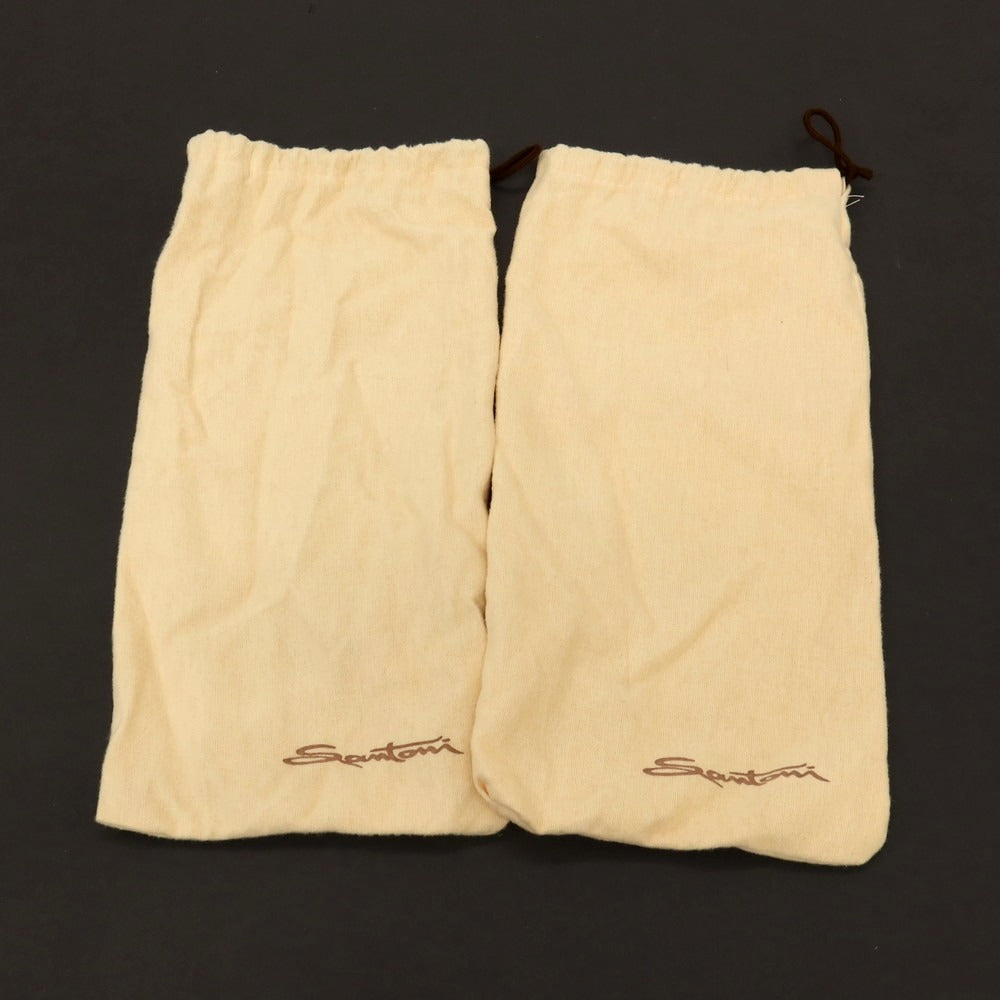 【中古】サントーニ Santoni キャンバス スニーカー ブルー【サイズ6】【 状態ランクB 】【 メンズ 】