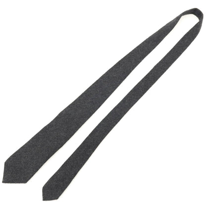 【中古】ドレイクス DRAKES カシミヤ 無地ネクタイ ダークグレー【 状態ランクB 】【 メンズ 】