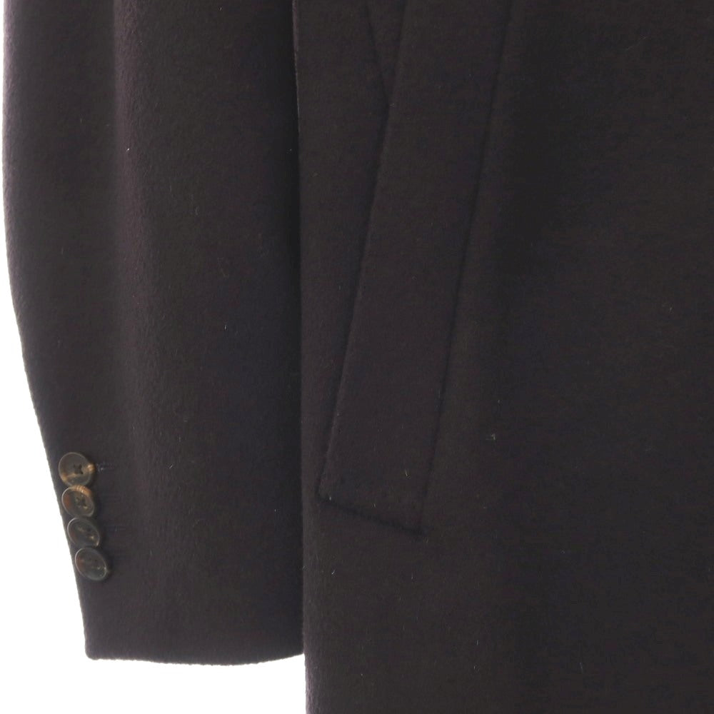 【中古】ラルディーニ LARDINI ウール チェスターフィールドコート ダークネイビー【サイズ46 7REG】【 状態ランクB 】【 メンズ 】