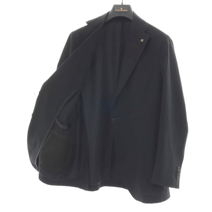 【中古】タリアトーレ TAGLIATORE ポリエステル 2B カジュアルジャケット ブラック【サイズ46/R】【 状態ランクC 】【 メンズ 】