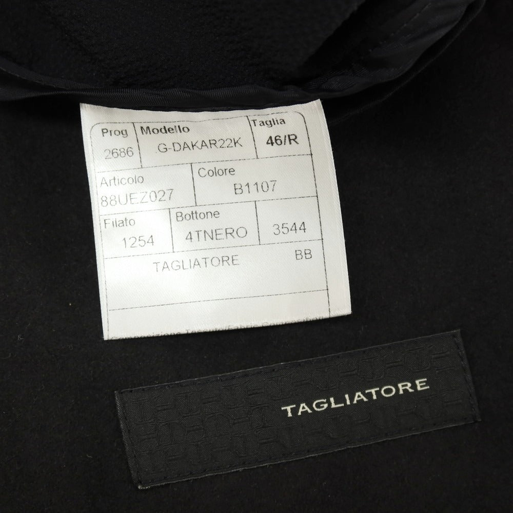 【中古】タリアトーレ TAGLIATORE ポリエステル 2B カジュアルジャケット ブラック【サイズ46/R】【 状態ランクC 】【 メンズ 】