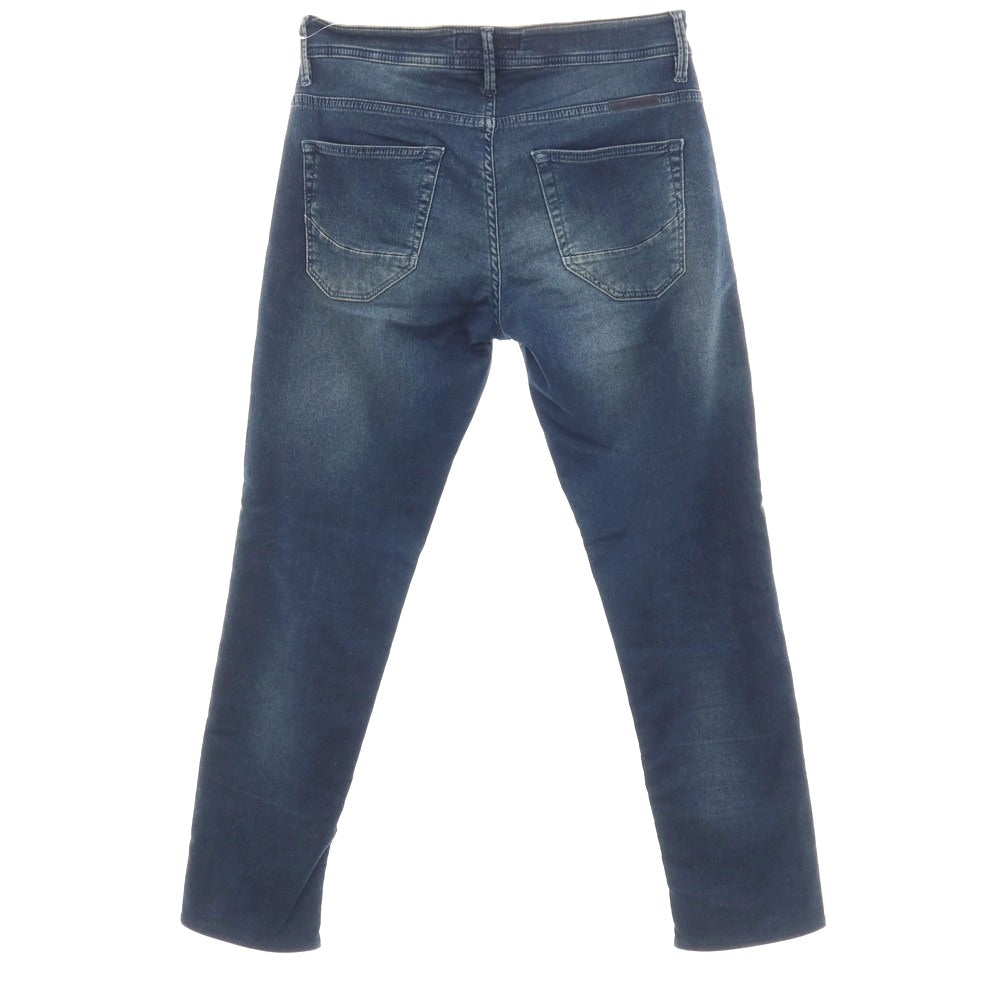 【中古】シビリア SIVIGLIA ストレッチ コットンポリエステル デニムパンツ ネイビー【サイズ30】【 状態ランクC 】【 メンズ 】