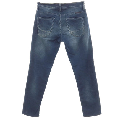 【中古】シビリア SIVIGLIA ストレッチ コットンポリエステル デニムパンツ ネイビー【サイズ30】【 状態ランクC 】【 メンズ 】