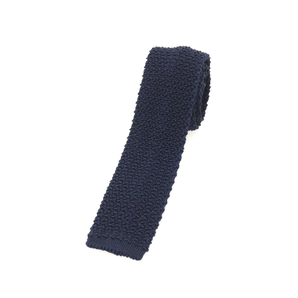 【中古】フェアファクス FAIRFAX シルク ニットタイ ネクタイ ネイビー【 状態ランクB 】【 メンズ 】