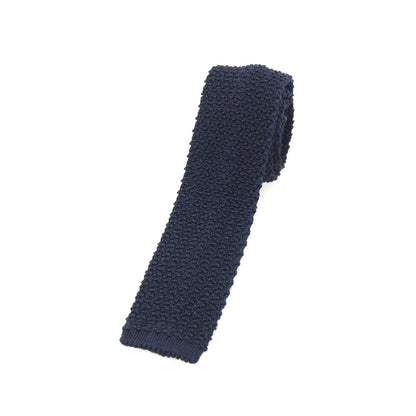 【中古】フェアファクス FAIRFAX シルク ニットタイ ネクタイ ネイビー【 状態ランクB 】【 メンズ 】