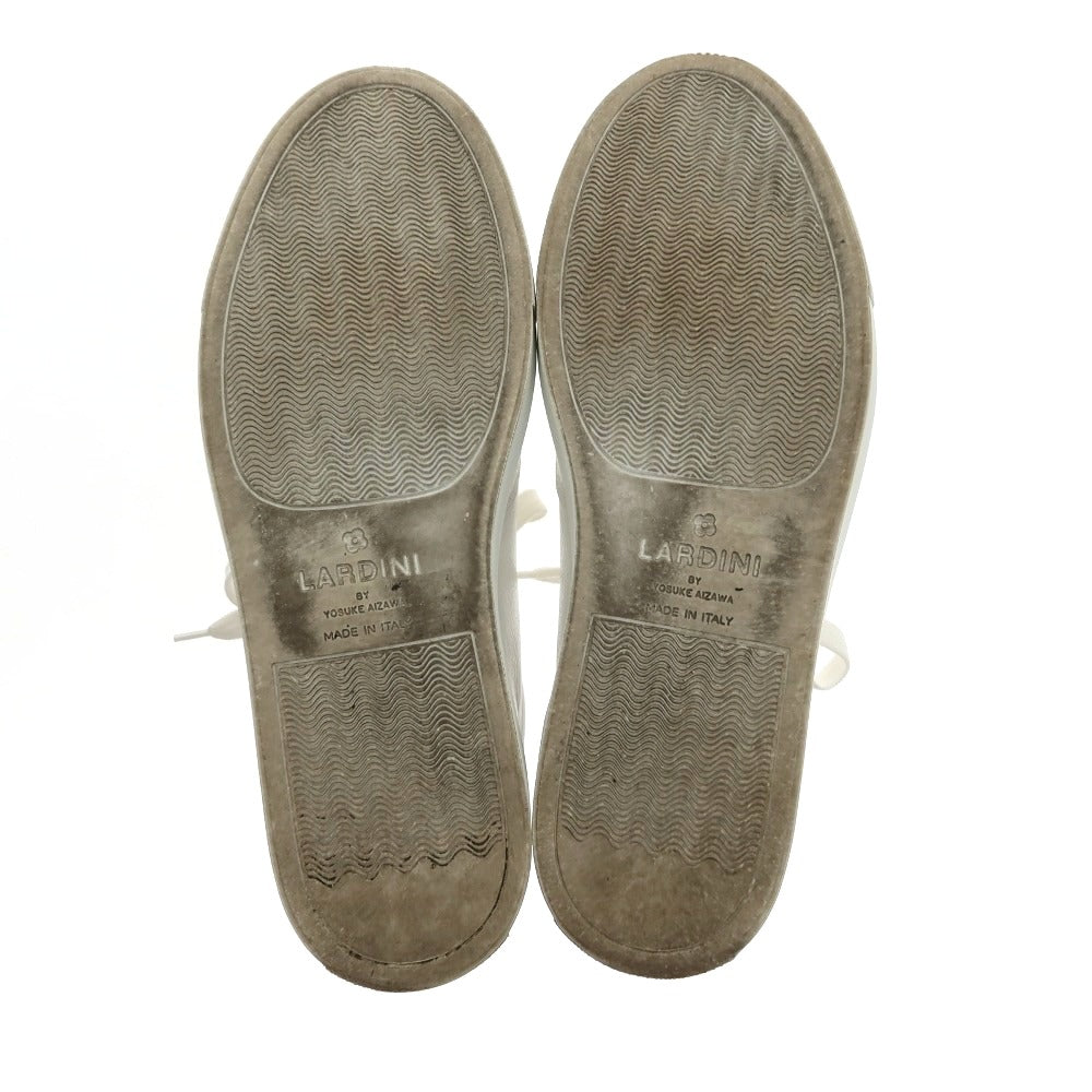 【中古】ラルディーニ LARDINI ×相澤陽介 レザー スニーカー ホワイト【サイズ40】【 状態ランクC 】【 メンズ 】