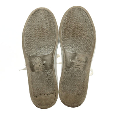 【中古】ラルディーニ LARDINI ×相澤陽介 レザー スニーカー ホワイト【サイズ40】【 状態ランクC 】【 メンズ 】