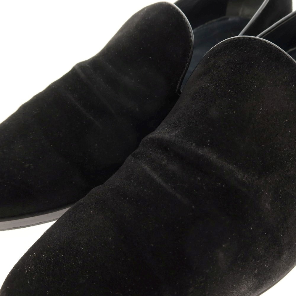 【中古】ディメッラ DI MELLA スエード ローファー ブラック【サイズ7】【 状態ランクC 】【 メンズ 】