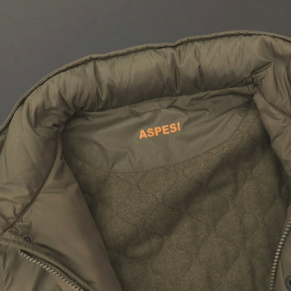 【中古】アスペジ ASPESI ナイロン M-65型 Thermore フィールドジャケット 中綿ブルゾン オリーブグリーン【サイズM】【 状態ランクC 】【 メンズ 】