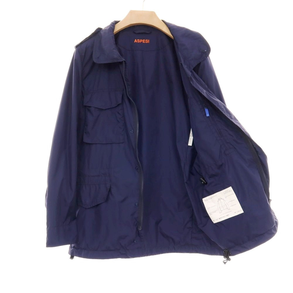 【中古】アスペジ ASPESI ナイロン M-65 ミリタリージャケット ネイビー【サイズM】【 状態ランクC 】【 メンズ 】