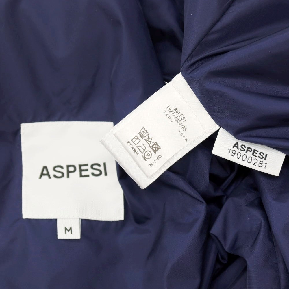 【中古】アスペジ ASPESI ナイロン M-65 ミリタリージャケット ネイビー【サイズM】【 状態ランクC 】【 メンズ 】