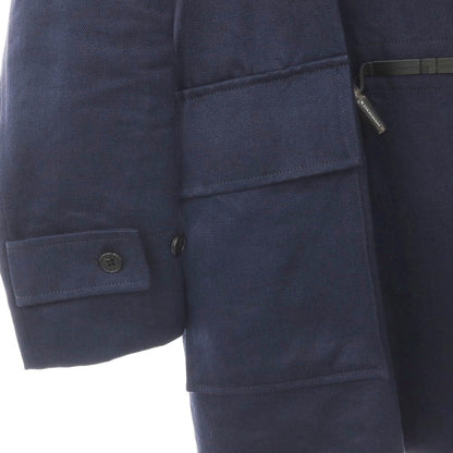 【中古】マッキントッシュ ロンドン MACKINTOSH LONDON リネン ダッフルコート ネイビー【サイズL】【 状態ランクB 】【 メンズ 】