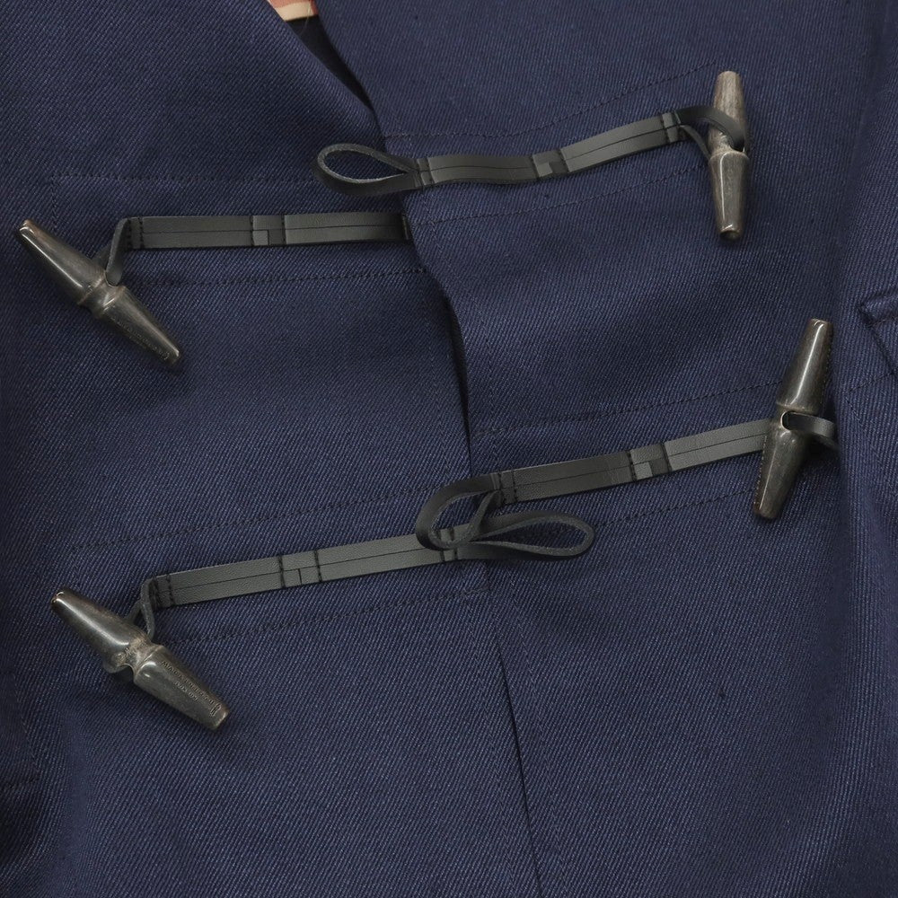【中古】マッキントッシュ ロンドン MACKINTOSH LONDON リネン ダッフルコート ネイビー【サイズL】【 状態ランクB 】【 メンズ 】