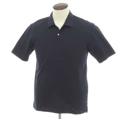 【中古】ユナイテッドアローズ UNITED ARROWS コットンポリエステル 半袖ポロシャツ ネイビー【サイズL】【 状態ランクB 】【 メンズ 】