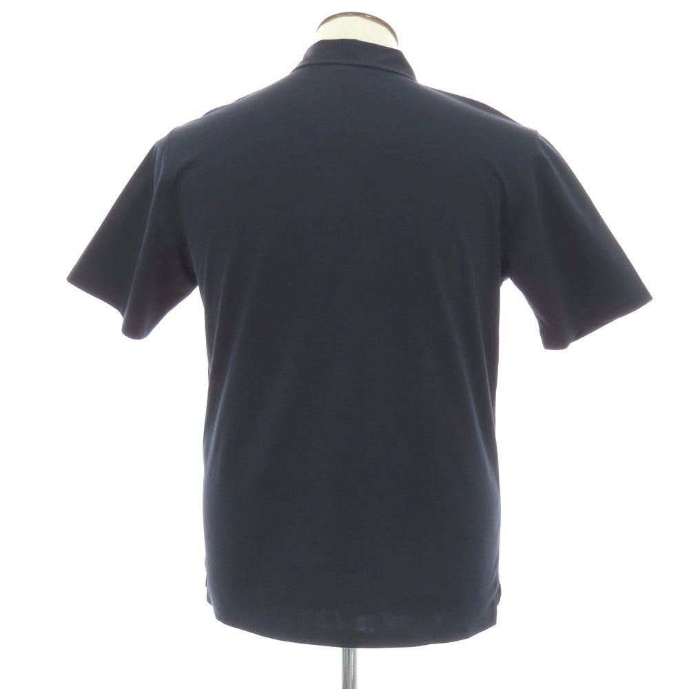 【中古】ユナイテッドアローズ UNITED ARROWS コットンポリエステル 半袖ポロシャツ ネイビー【サイズL】【 状態ランクB 】【 メンズ 】