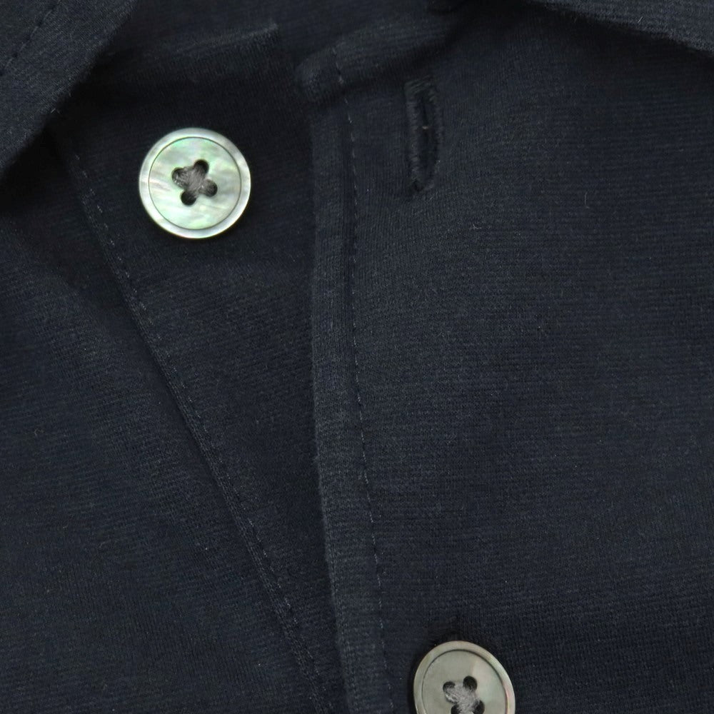 【中古】ユナイテッドアローズ UNITED ARROWS コットンポリエステル 半袖ポロシャツ ネイビー【サイズL】【 状態ランクB 】【 メンズ 】