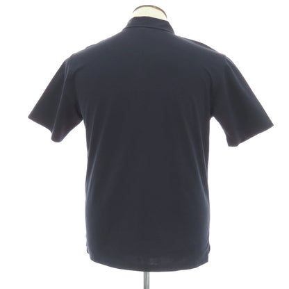 【中古】ユナイテッドアローズ UNITED ARROWS コットンポリエステル 半袖ポロシャツ ネイビー【サイズL】【 状態ランクB 】【 メンズ 】