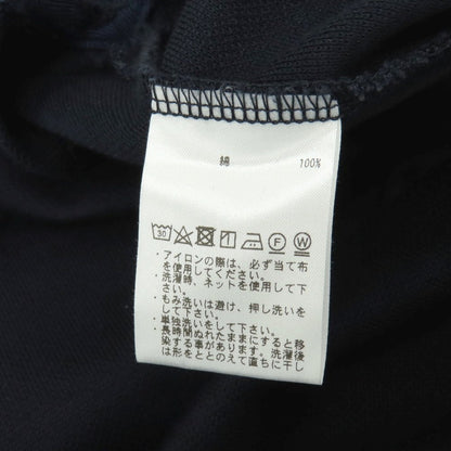 【中古】バーニーズニューヨーク BARNEYS NEWYORK コットン 鹿の子 半袖ポロシャツ ネイビー【サイズL】【 状態ランクC 】【 メンズ 】