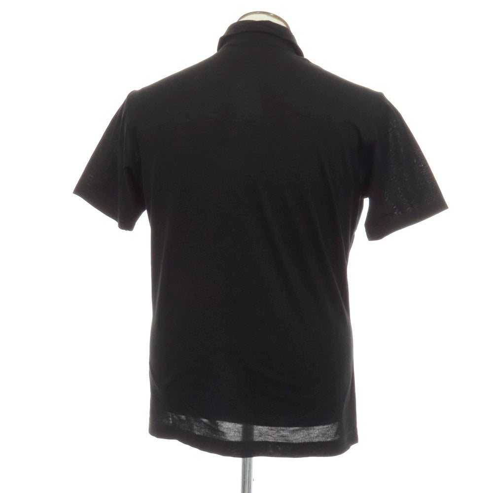 【中古】ドルモア DRUMOHR コットン 半袖ポロシャツ ブラック【サイズL】【 状態ランクB 】【 メンズ 】