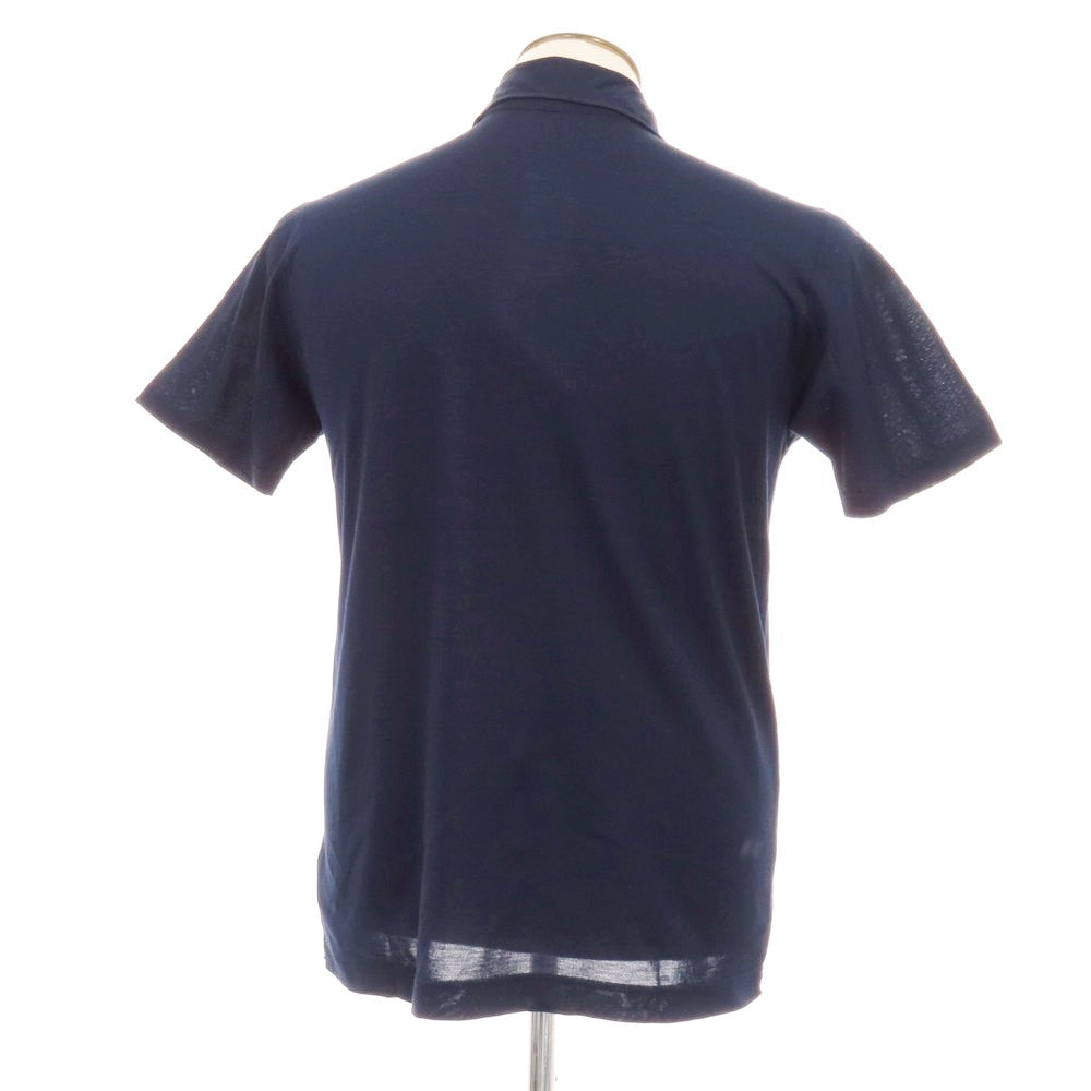 【中古】ドルモア DRUMOHR コットン 半袖ポロシャツ ネイビー【サイズL】【 状態ランクC 】【 メンズ 】