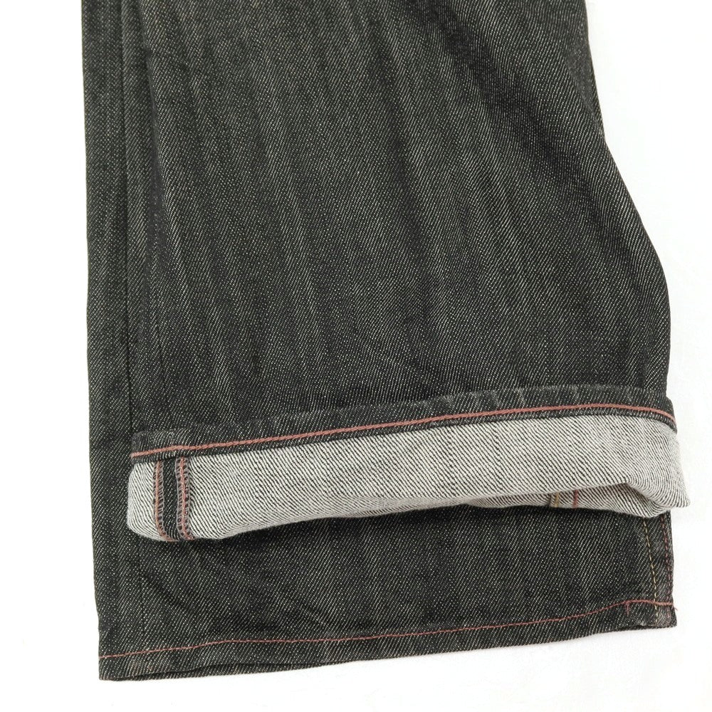 【中古】アーネストソーン earnest sewn コットン フレアシルエット デニムパンツ ジーンズ ブラック【サイズ31】【 状態ランクB 】【 メンズ 】