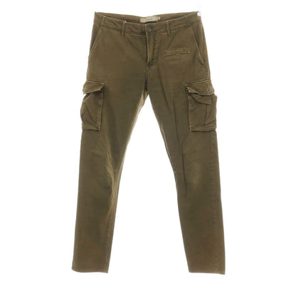 【中古】シビリア SIVIGLIA ストレッチ コットン カーゴパンツ オリーブ【サイズ33】【 状態ランクC 】【 メンズ 】