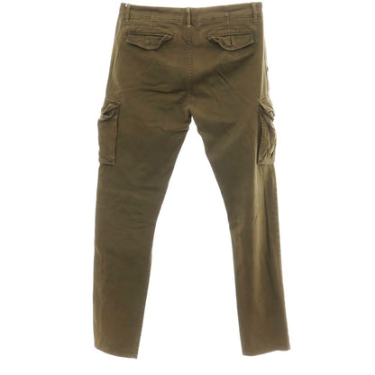 【中古】シビリア SIVIGLIA ストレッチ コットン カーゴパンツ オリーブ【サイズ33】【 状態ランクC 】【 メンズ 】