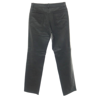 【中古】ポールスミスコレクション PAUL SMITH COLLECTION 牛革 カウレザー 5ポケットパンツ ブラック【サイズ80cm】【 状態ランクC 】【 メンズ 】