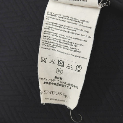 【中古】アルマーニ コレッツォーニ ARMANI COLLEZIONI ナイロン ジャージー ヘリンボーン 2B カジュアルジャケット ネイビー【サイズL】【 状態ランクB 】【 メンズ 】