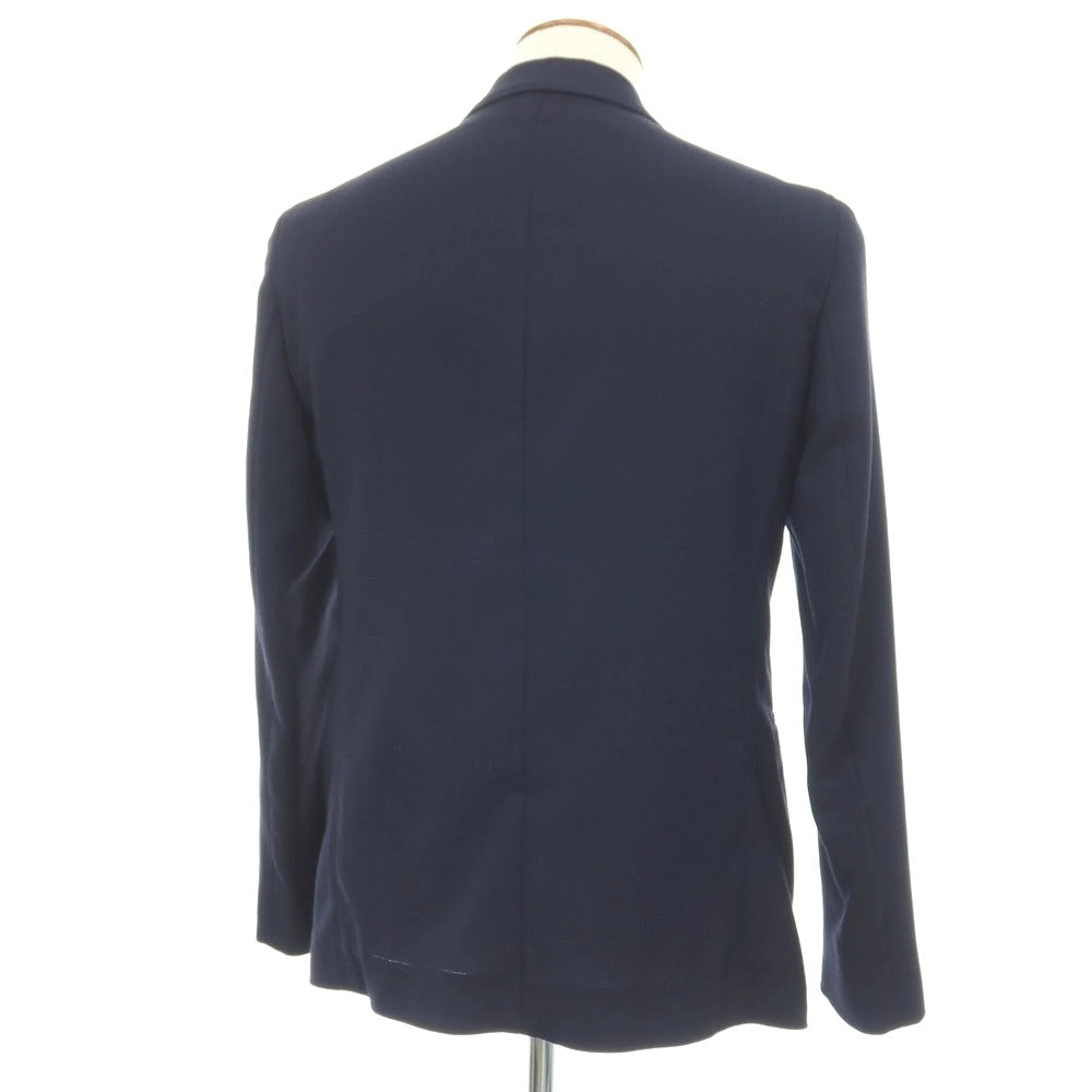 【中古】エンポリオ アルマーニ EMPORIO ARMANI ウール 2B テーラードジャケット ネイビー【サイズ48】【 状態ランクC 】【 メンズ 】