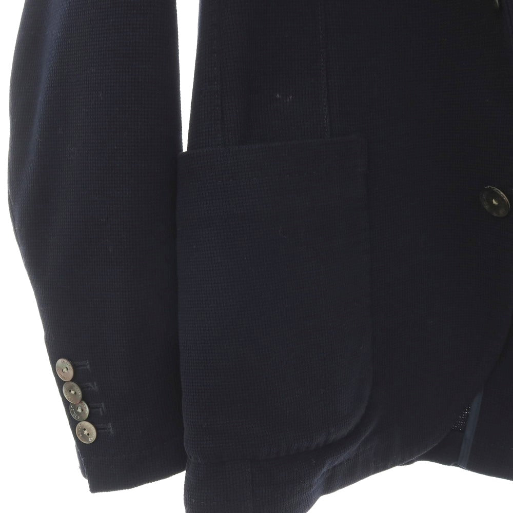 【中古】ソリード SOLIDO ポリエステルコットン ジャージー 2B カジュアルジャケット ネイビー【サイズ2】【 状態ランクC 】【 メンズ 】