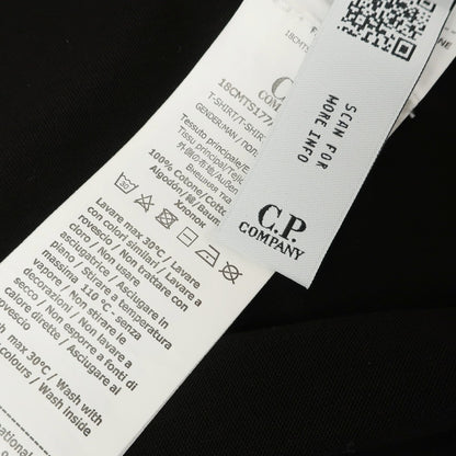 【中古】シーピーカンパニー C.P.Company コットン クルーネック 半袖Ｔシャツ ブラック【サイズM】【 状態ランクA 】【 メンズ 】