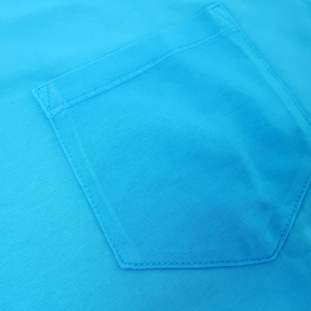 【中古】ルイジボレッリ ラグジュアリーヴィンテージ LUIGIBORRELLI LUXURY VINTAGE ポケット半袖Tシャツ ライトブルー【サイズM】【 状態ランクB 】【 メンズ 】