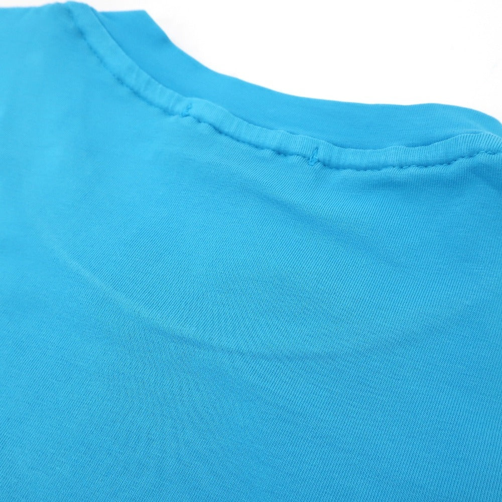 【中古】ルイジボレッリ ラグジュアリーヴィンテージ LUIGIBORRELLI LUXURY VINTAGE ポケット半袖Tシャツ ライトブルー【サイズM】【 状態ランクB 】【 メンズ 】