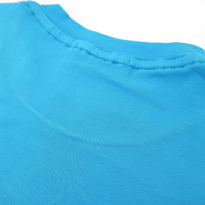 【中古】ルイジボレッリ ラグジュアリーヴィンテージ LUIGIBORRELLI LUXURY VINTAGE ポケット半袖Tシャツ ライトブルー【サイズM】【 状態ランクB 】【 メンズ 】
