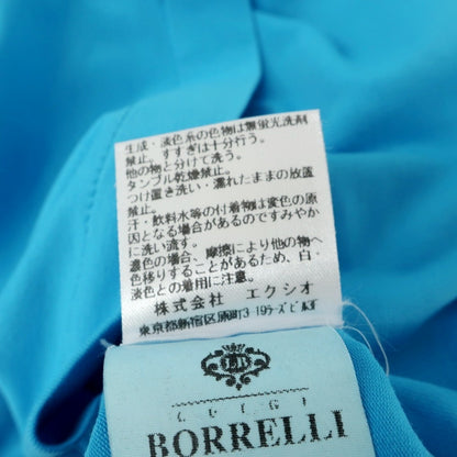 【中古】ルイジボレッリ ラグジュアリーヴィンテージ LUIGIBORRELLI LUXURY VINTAGE ポケット半袖Tシャツ ライトブルー【サイズM】【 状態ランクB 】【 メンズ 】