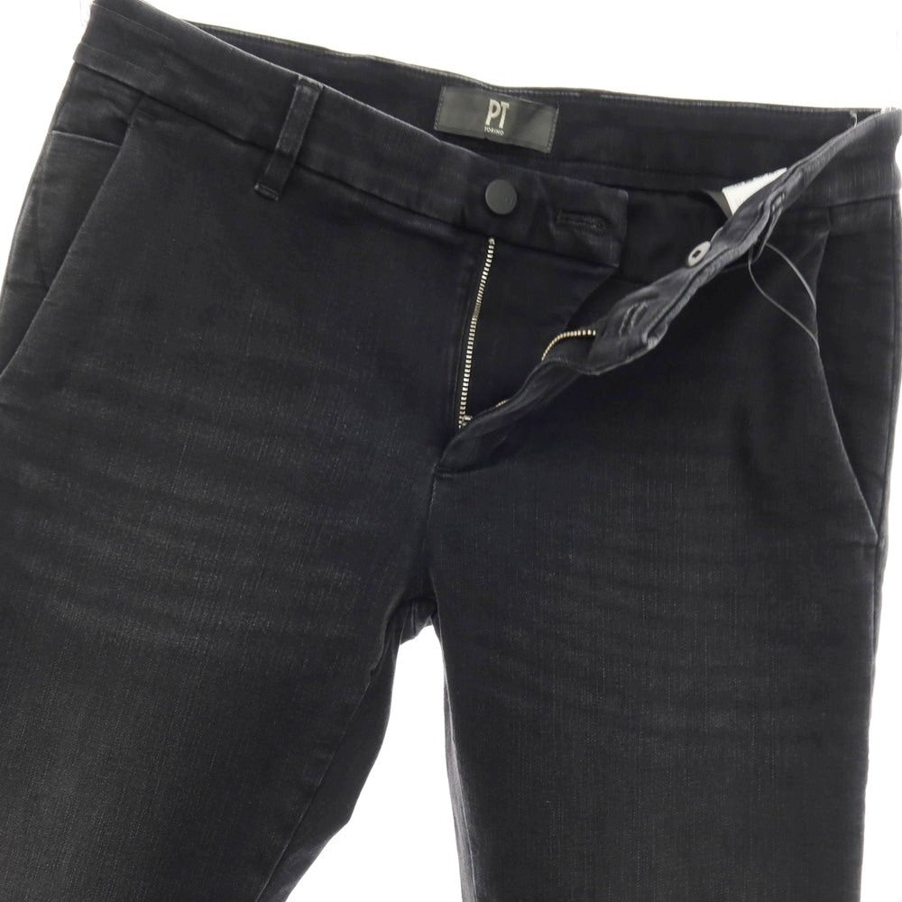 【中古】ピーティートリノ デニム PT TORINO DENIM ストレッチ コットンレーヨンポリエステル デニムパンツ グレーブラック【サイズ31】【 状態ランクA 】【 メンズ 】