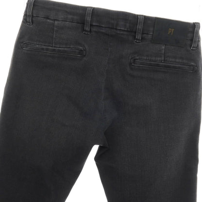 【中古】ピーティートリノ デニム PT TORINO DENIM ストレッチ コットンレーヨンポリエステル デニムパンツ グレーブラック【サイズ31】【 状態ランクA 】【 メンズ 】