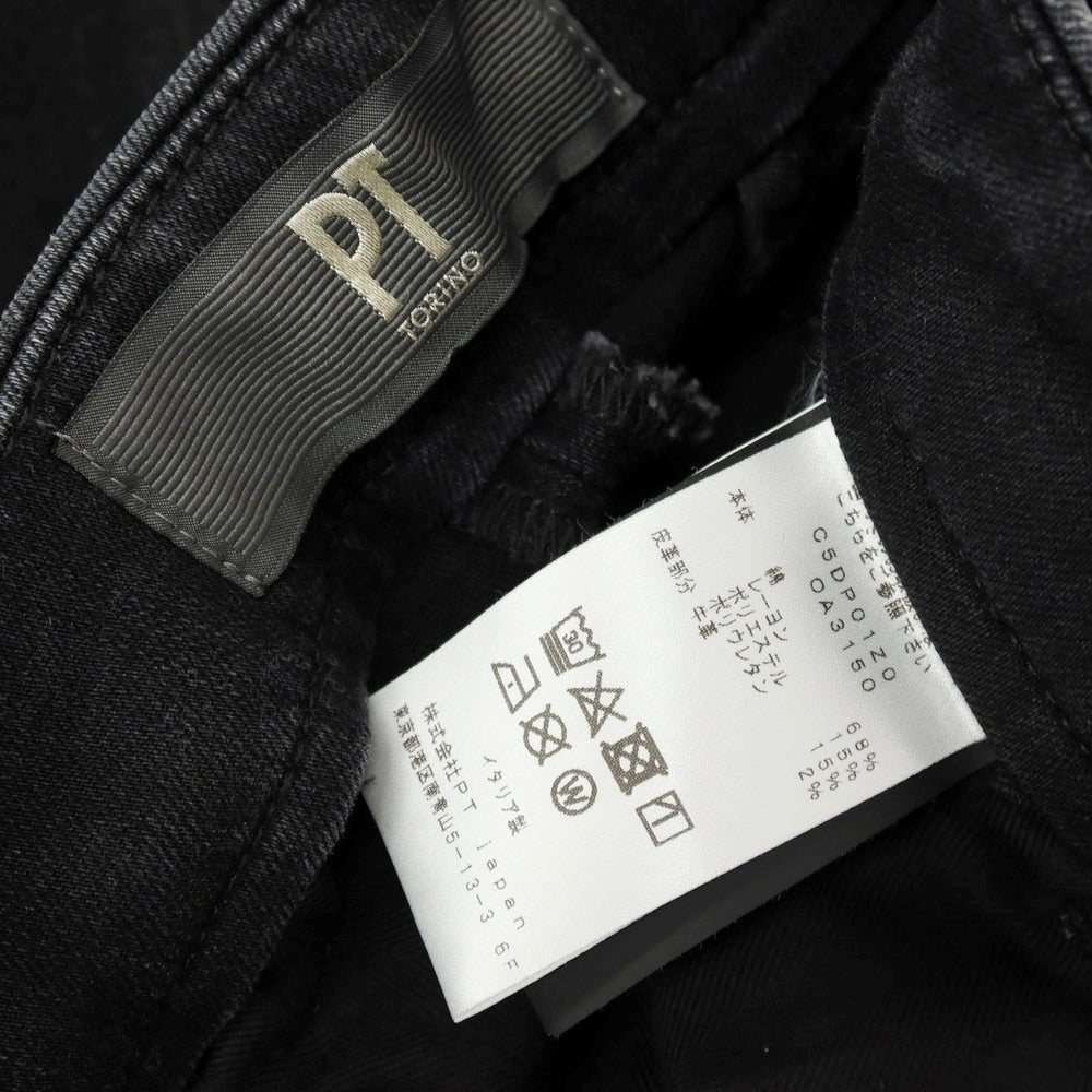 【中古】ピーティートリノ デニム PT TORINO DENIM ストレッチ コットンレーヨンポリエステル デニムパンツ グレーブラック【サイズ31】【 状態ランクA 】【 メンズ 】