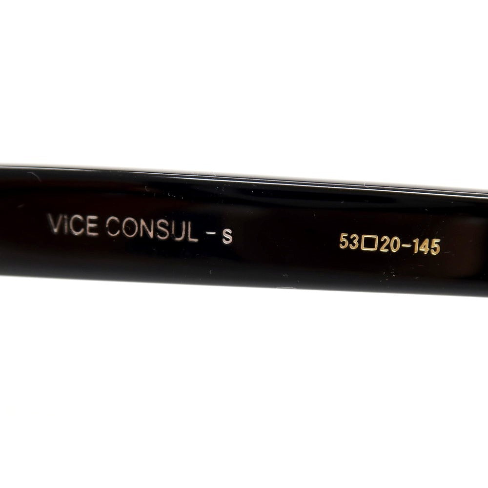 【中古】オリバー ゴールドスミス Oliver Goldsmith VICE CONSUL-s プラスチック メガネ ブラック【サイズ53□20-145】【 状態ランクC 】【 メンズ 】