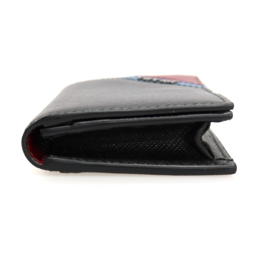 【中古】プラダ PRADA サフィアーノレザー 名刺入れ ブラック【 状態ランクB 】【 メンズ 】